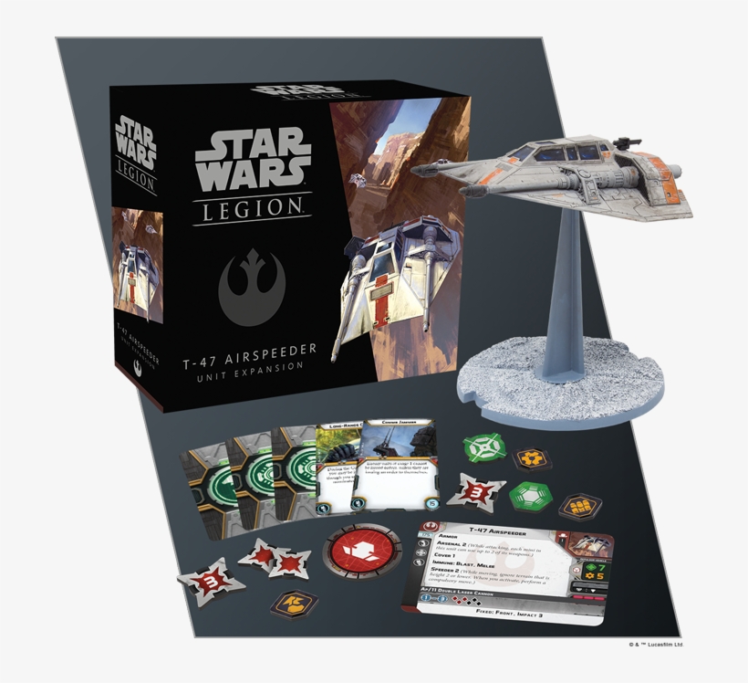 Wave1 Rebels-airspeeder Spread - Star Wars Legion Expansions, transparent png download