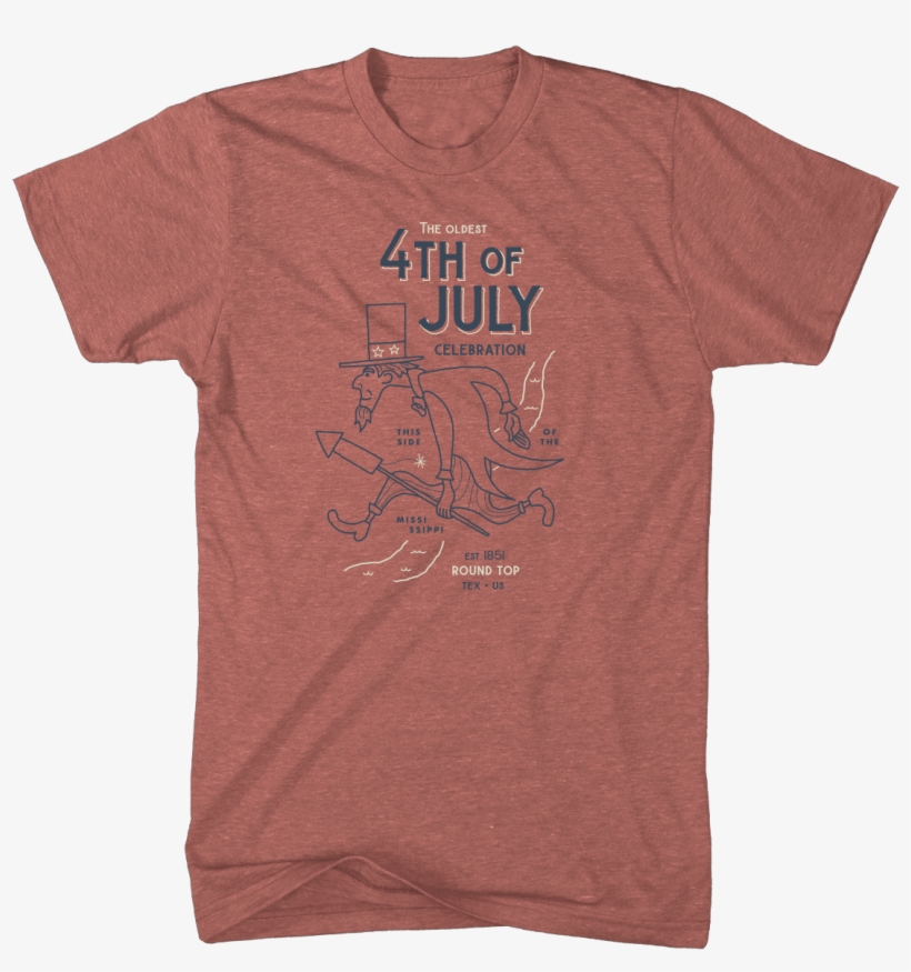 Round Top 4th Of July Uncle Sam Tee, transparent png download