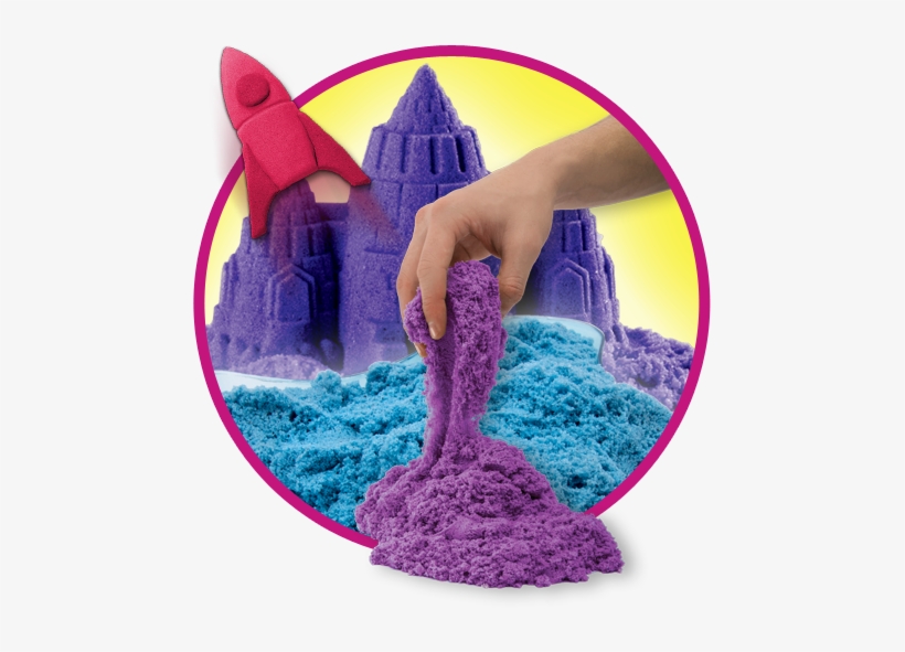 The Original Squeezable Sand - Combined Brands Kinetic Sand Gift Set! Includes 2 Lbs, transparent png download