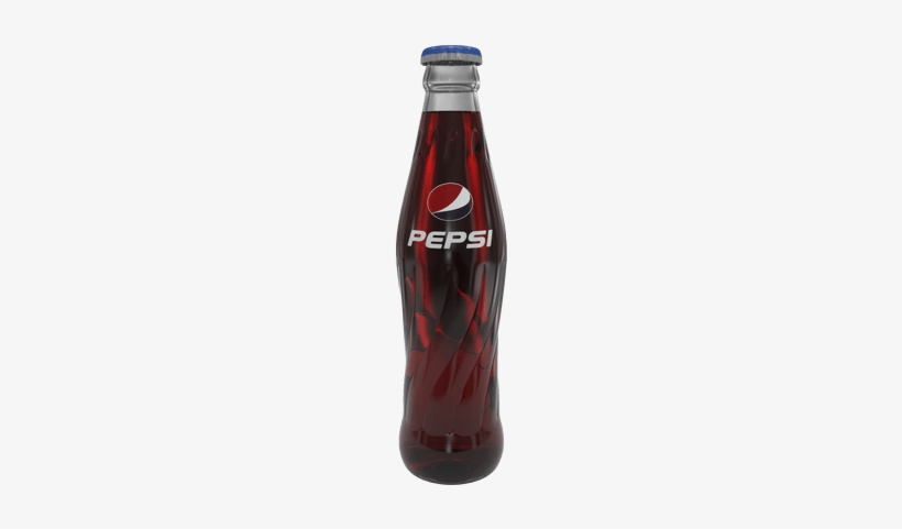 Glass Bottle Classic Pepsi - Pepsi Blue, transparent png download