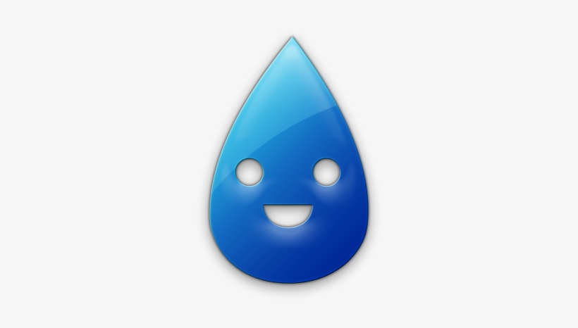 Raindrop Legacy Icon Tags Page 8 Icons Etc - Rain Drop With Face, transparent png download