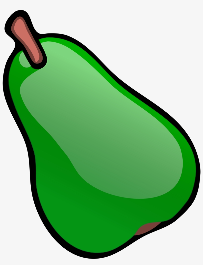 This Free Icons Png Design Of Green-pear, transparent png download