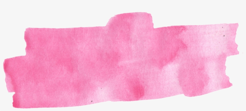 Png File Size - Pink Watercolour Paint Strokes, transparent png download