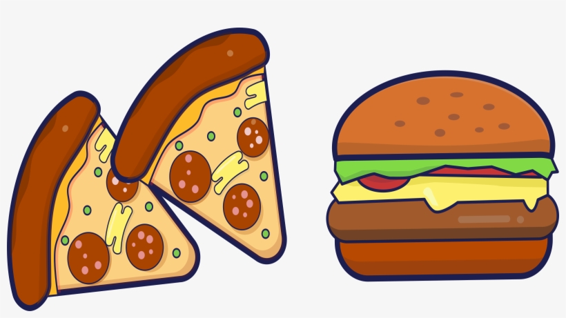 Hot Dog Cuisine - Clip Art, transparent png download