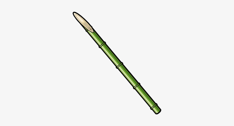 Gear-bamboo Spear Render - 4 Ft Steel T Post, transparent png download