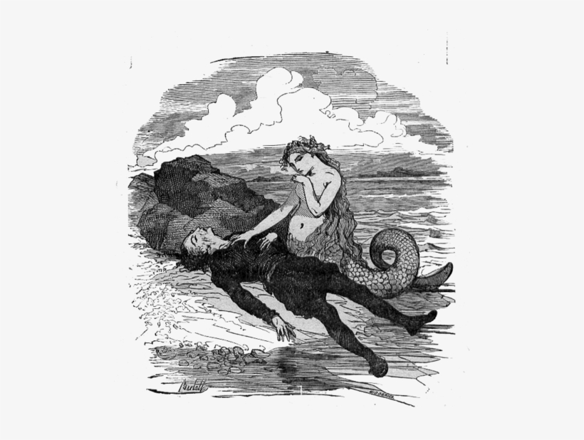 The Little Mermaid Makes A Deal With A Sea-witch, Who - Little Mermaid Not Disney, transparent png download