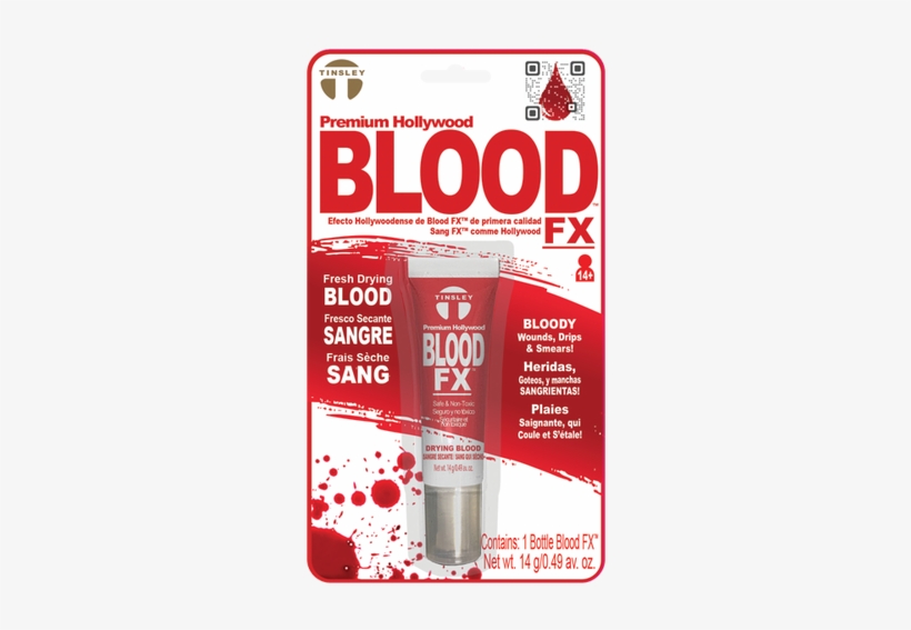 Blood Fx - Red Drying - Dark Red Gel Blood, transparent png download