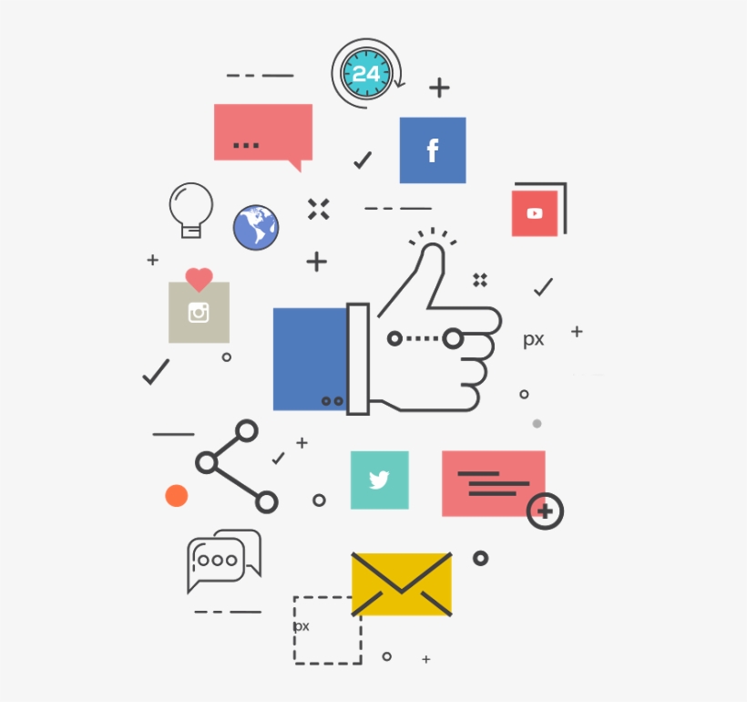 Casestudies Social Media - Diagram, transparent png download