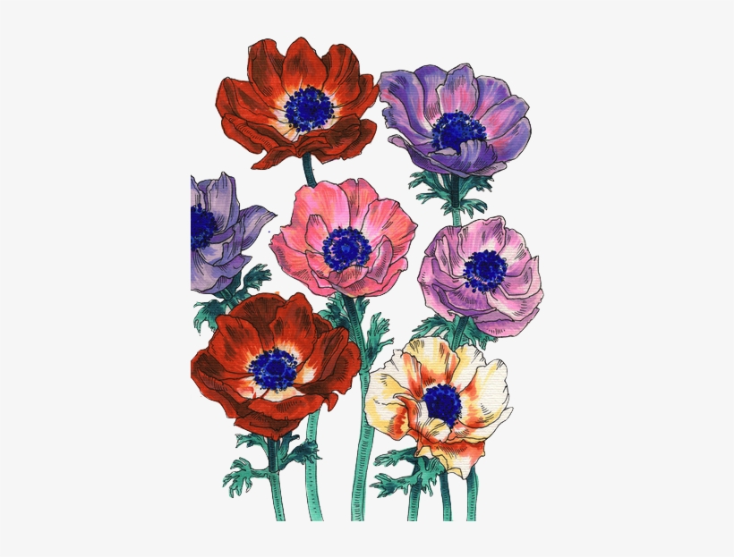 Trippy Neon Flower, transparent png download