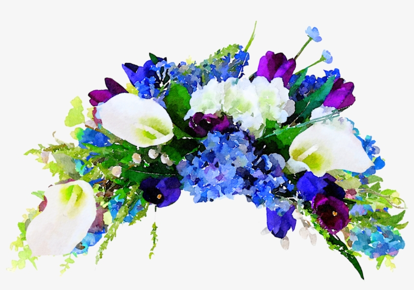 Flower Watercolor - Flower, transparent png download