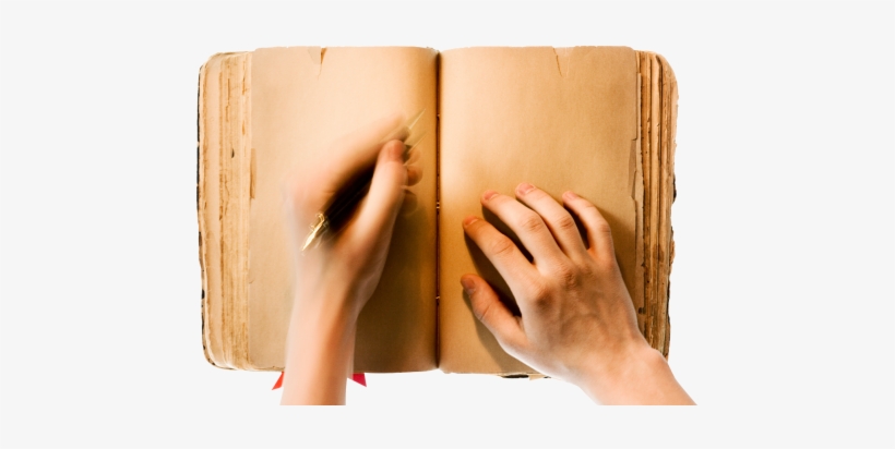 Download Writing In A Book Png Image - Writing A Book Png, transparent png download