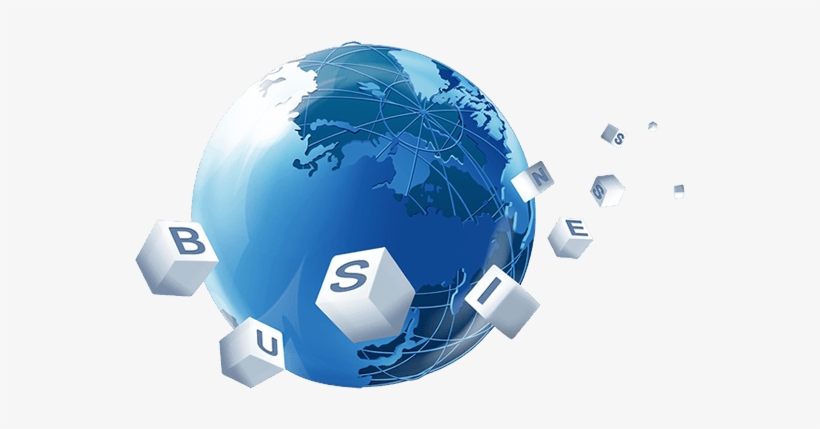 Business Woman Holding The World Png - Economic Globalization, transparent png download