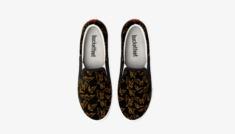Bats - Bucketfeet Shoes, transparent png download