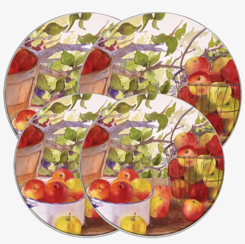 5059 Apple Harvest 4-pack Licensed Round Burner Kover - Range Kleen Apple Harvest Round Burner Kovers 5059, transparent png download