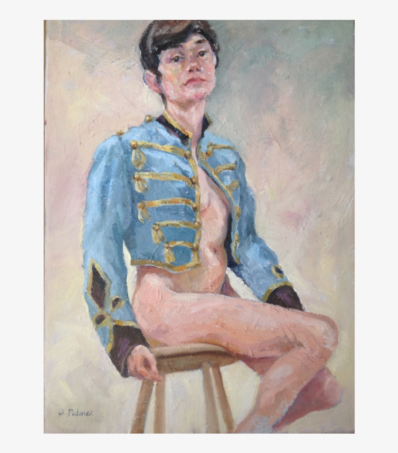 Blue Tunic, Oil - Sitting, transparent png download