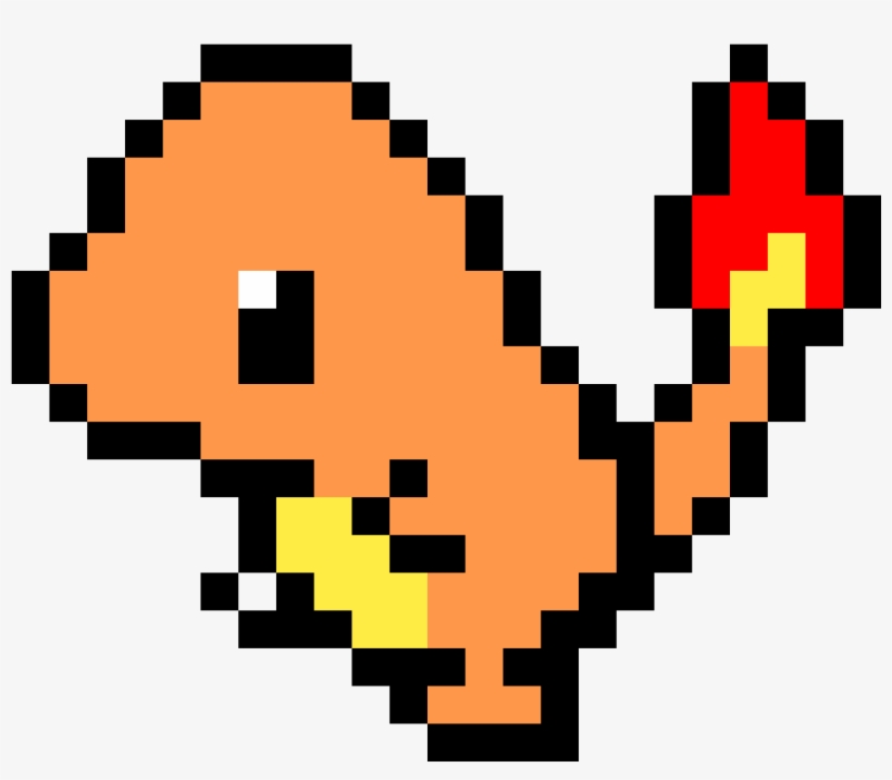 Charmander - Pixel Art Charmander Gif, transparent png download