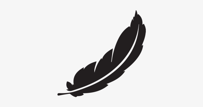 Transparent Black Clipart Feather, transparent png download