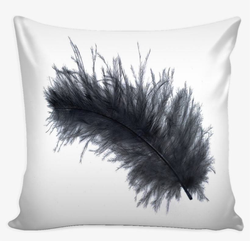 Black Feather, Pillow Cover - Black And White Pennywise, transparent png download