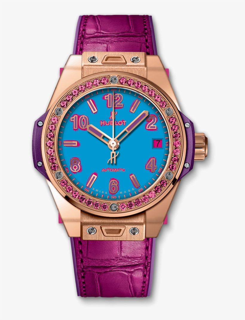Big Bang One Click Pop Art King Gold Rose - Hublot Pop Art One Click, transparent png download