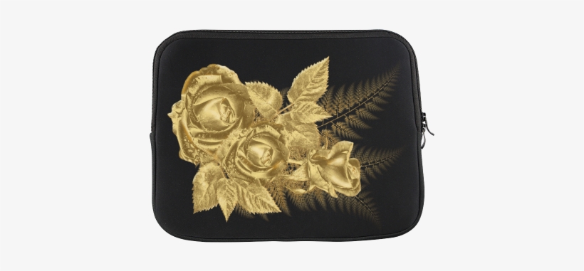 Golden Rose Garden Laptop Sleeve 11'' - Zazzle Schauen Sie A Wie Art Gold Rose Betonte Digital, transparent png download