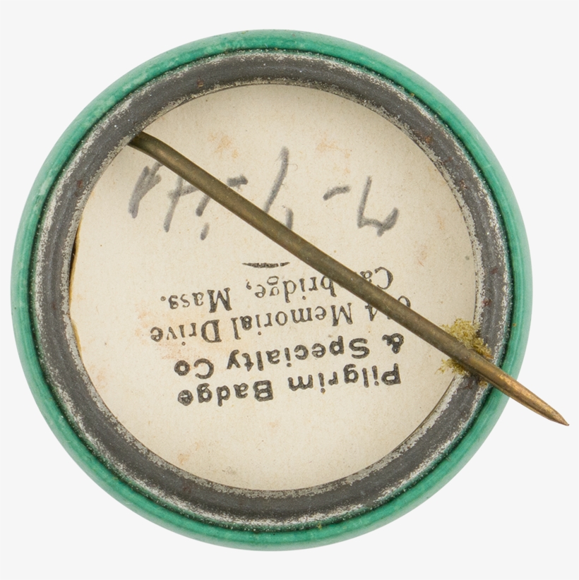 Swan On Green Button Back Art Button Museum - Gauge, transparent png download