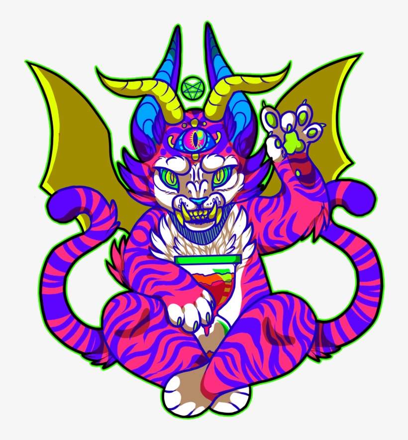 My Eyes More Red Than The Devil Is - Illustration, transparent png download