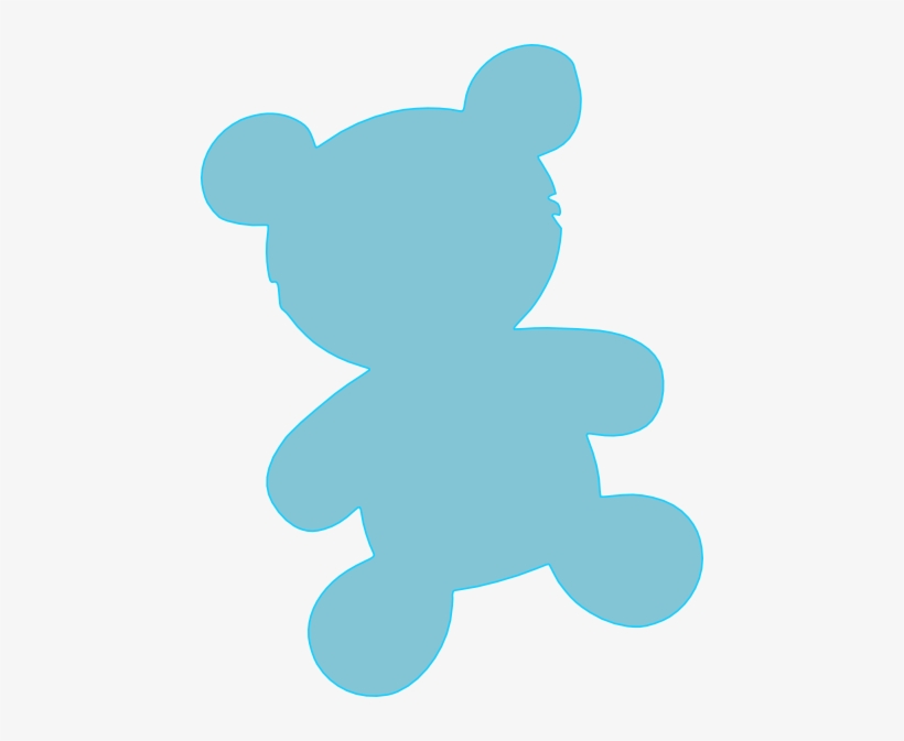 Teddy Bear Silhouette Png, transparent png download