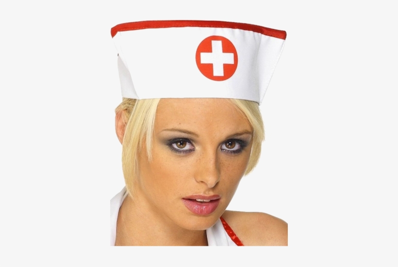 Nurse Hat - Smiffys Nurse's Hat Best Quality White Fabric, transparent png download