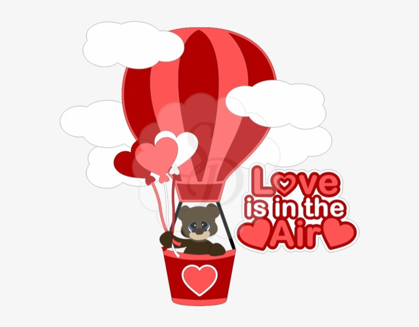 Love In The Air - Hot Air Balloon, transparent png download