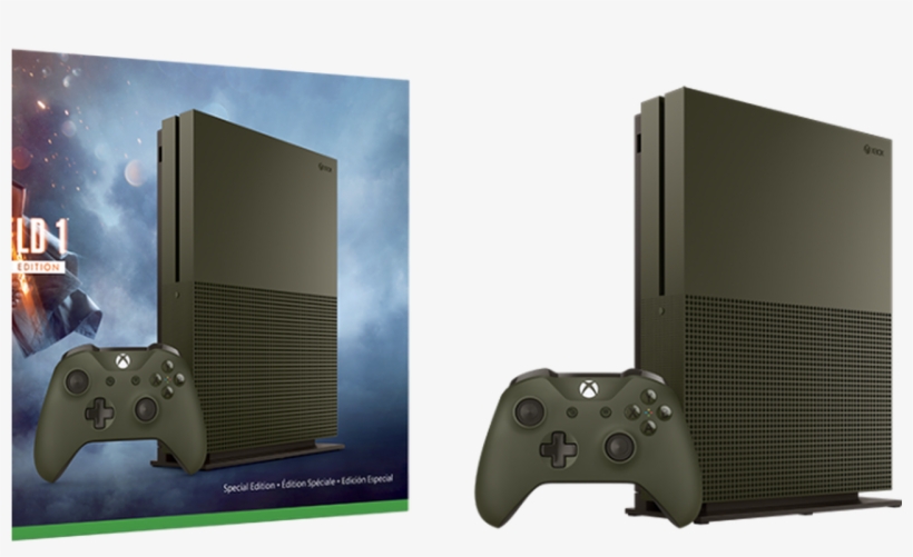 Microsoft Continues To Win The Console Bundle Wars - Xbox One S Battlefield 1 Box, transparent png download