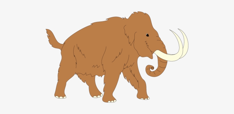 Model Mammoth - Cafepress Woolly Mammoth Tile Coaster, transparent png download