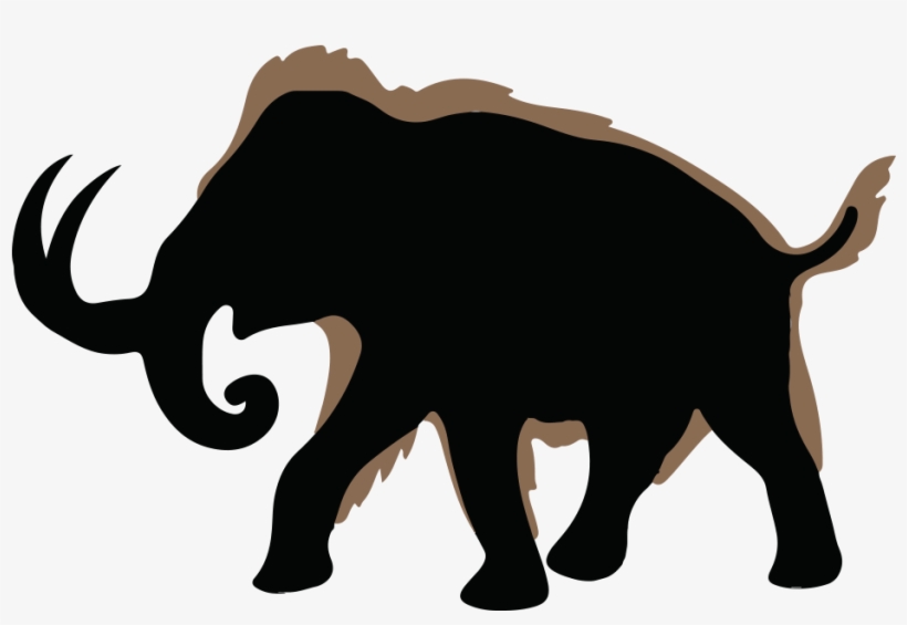 Woolly Mammoth Clipart Wooly Mammoth - Wooly Mammoth Silhouette Transparent, transparent png download