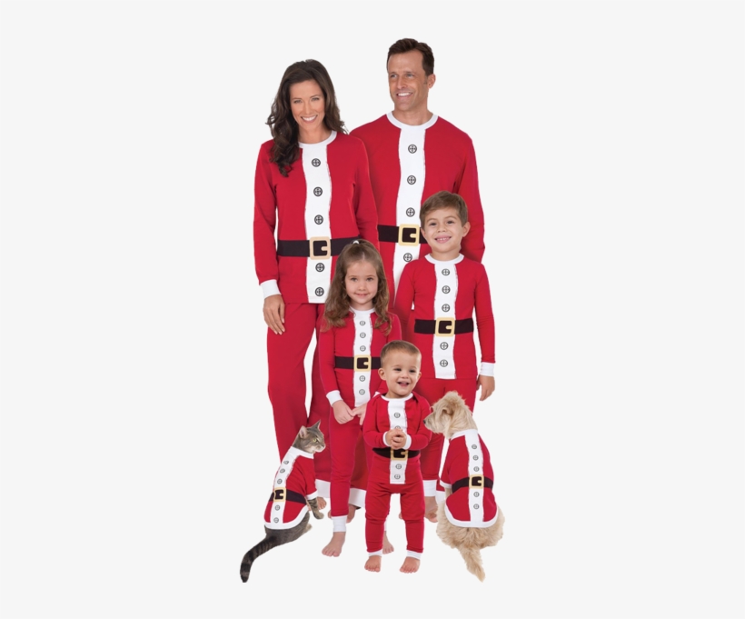 Pajamagram Santa Suit Christmas Matching Family Pajama - Family Christmas Pajamas Santa, transparent png download
