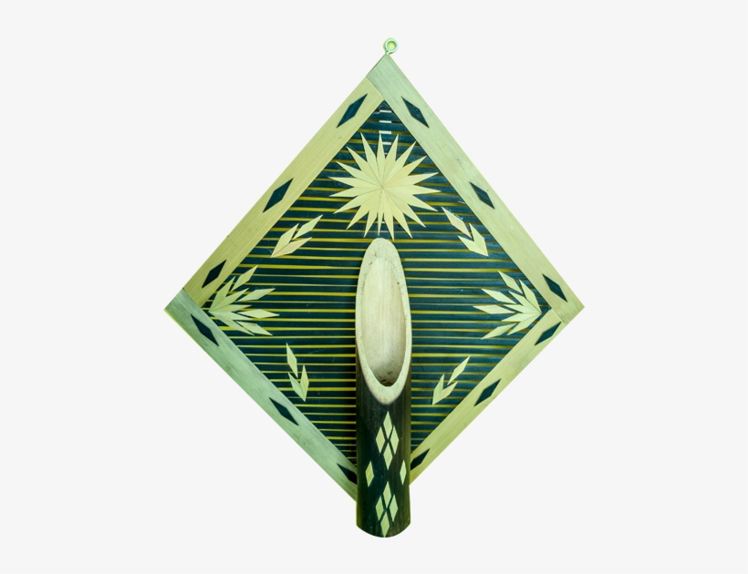 Intricate Wall Hanging Bamboo Flower Vase In Brown - Vase, transparent png download