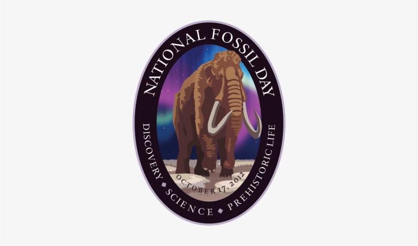 2012 Nfd Artwork Oval Mammoth - National Fossil Day Logo, transparent png download