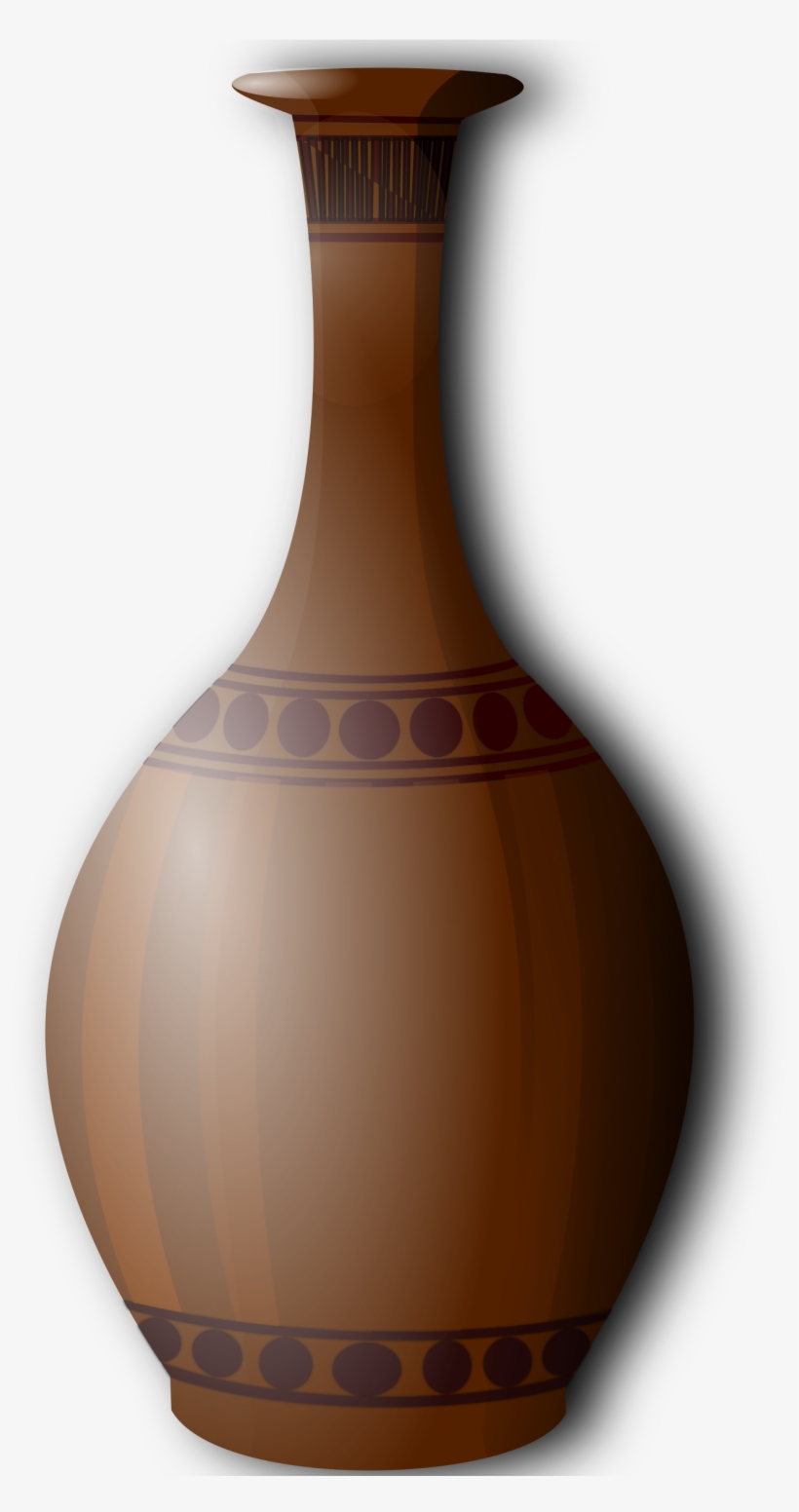 Vase Png - Vase Brown, transparent png download