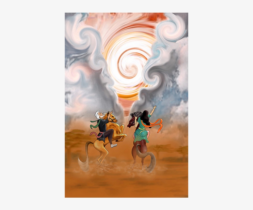 Split The Sky - Canvas Print, transparent png download