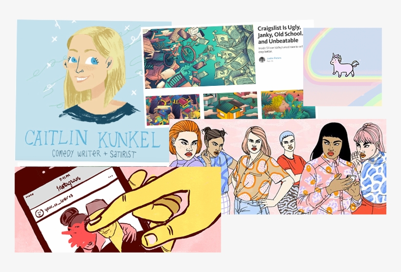 Ever Since The Rise Of The New Yorker, Custom Illustrations - Publishing Illustration, transparent png download