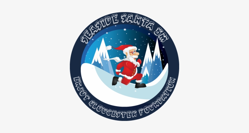 Seaside Santa 5 Miler - Snowboarding, transparent png download