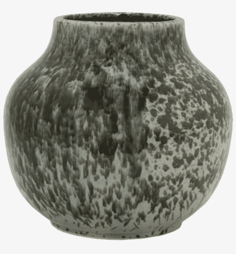 Decorative Black And Grey Ceramic Vase - Bloomsbury Market Black Gloss Ceramic Table Vase, transparent png download