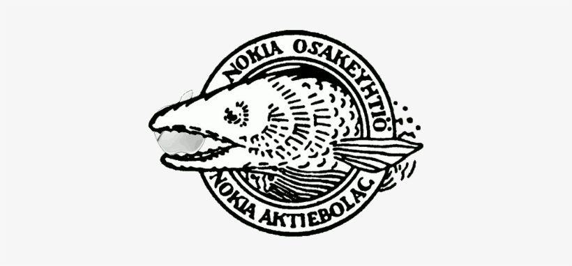 Nokia Logo With Apple - Nokia Osakeyhtiö, transparent png download