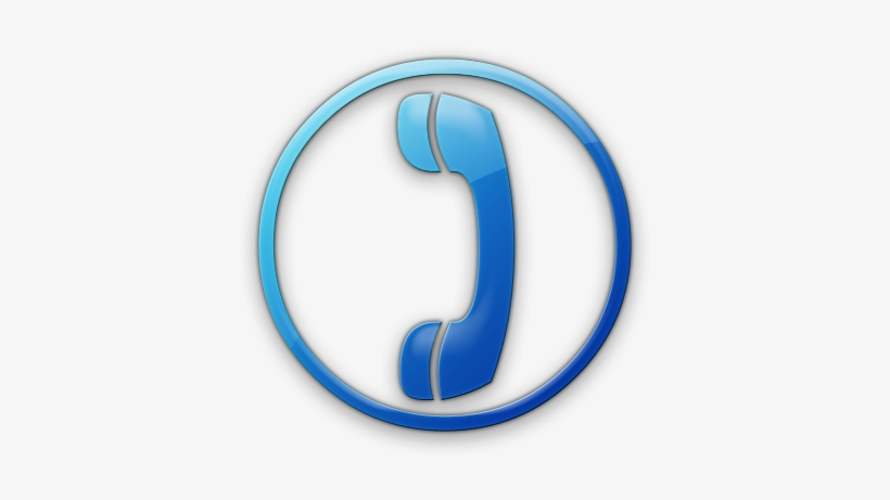Picture - Phone Icon Blue Transparent, transparent png download