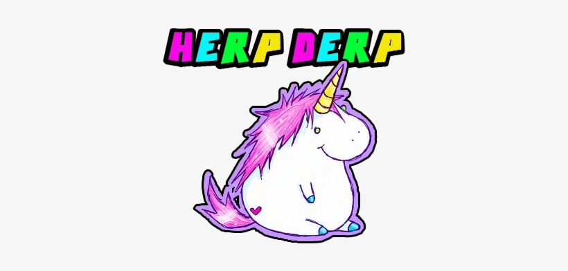 Betauni Tank Logo Fullsize Stroke Only F - Derp Unicorn, transparent png download