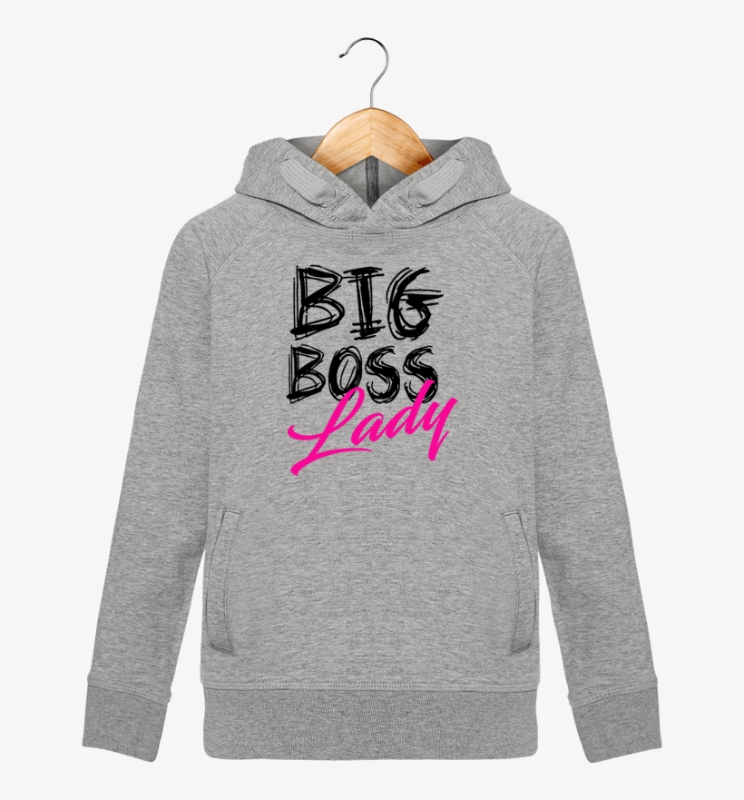 Hoodie Kids Stanley Mini Base Big Boss Lady By Designme - Hoodie, transparent png download
