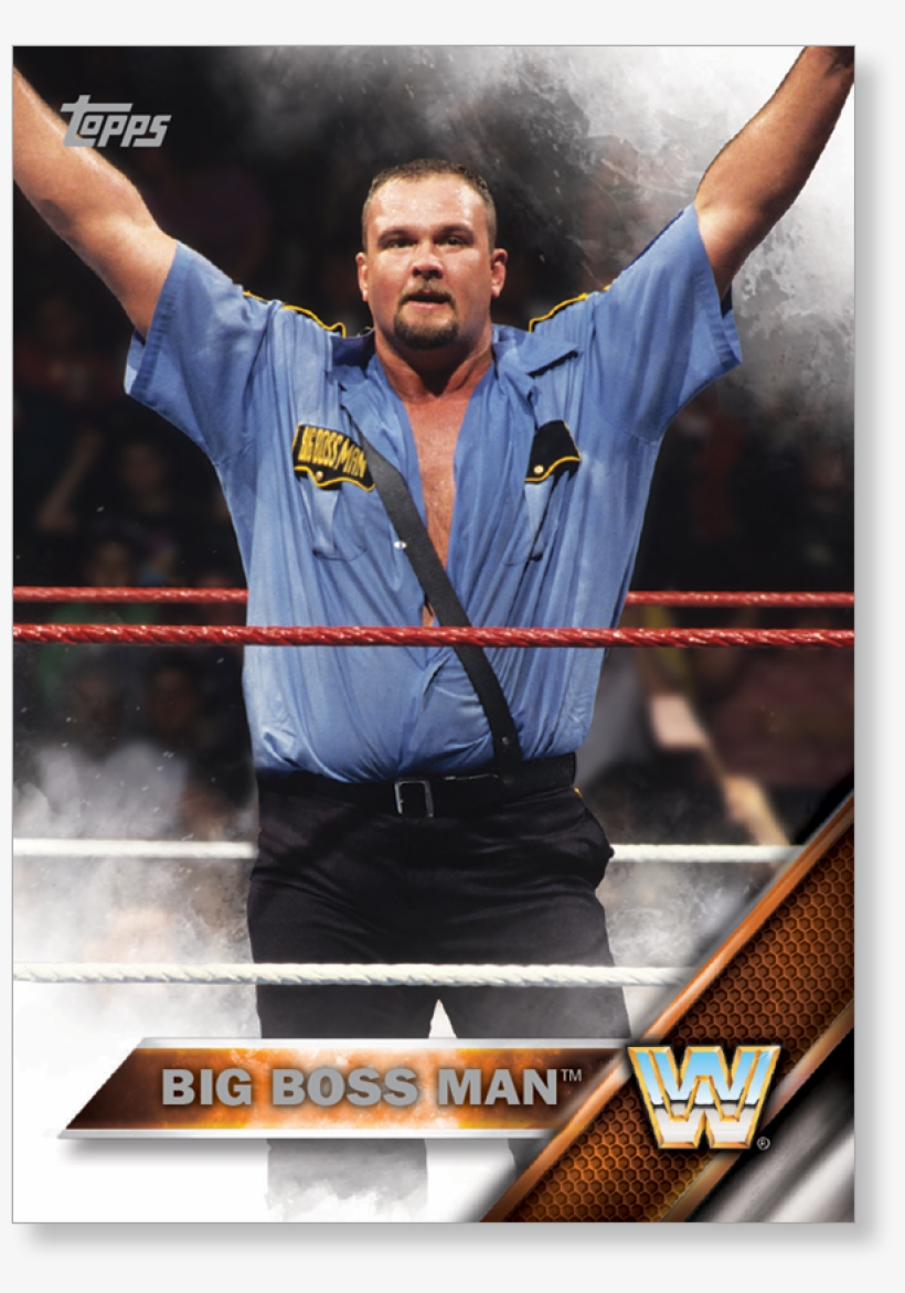 Big Boss Man 2016 Topps Wwe Now, Then And Forever Base - 2016 Topps Wwe Base Cards Topps, transparent png download