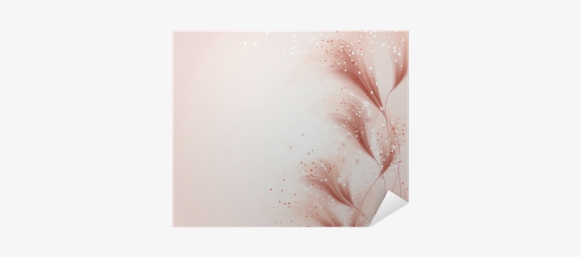 Vector Background With Pastel Flowers Poster • Pixers® - Visual Arts, transparent png download