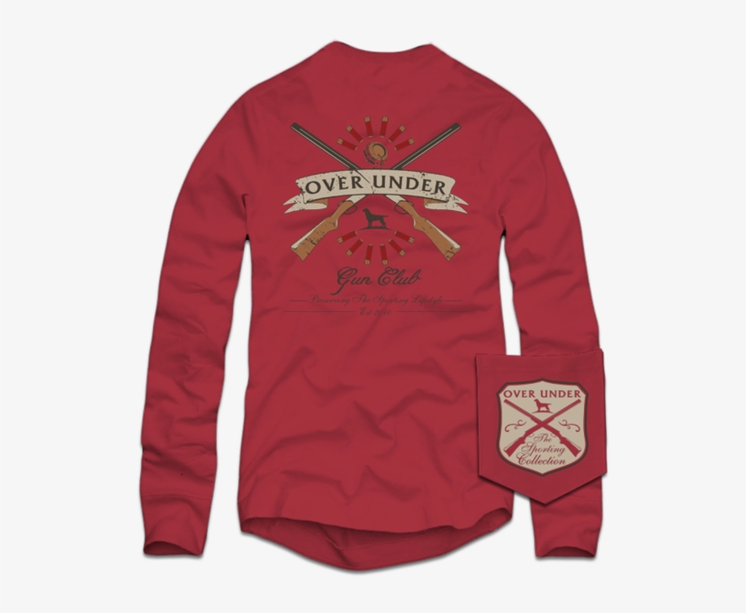 Over Under Gun Club Long Sleeve T-shirt Lighthouse - Over Under L/s Timber Ghost - Size: Medium, transparent png download
