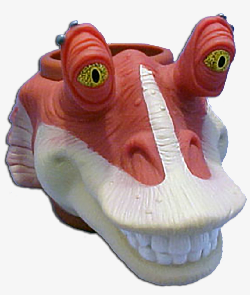 Star Wars Episode 1 Jar Jar Binks Kids Cup - Jar Jar Binks Shaped Mug, transparent png download