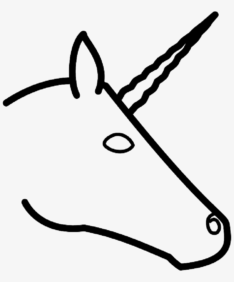 Mb Image/png - Draw A Unicorn Head Easy, transparent png download
