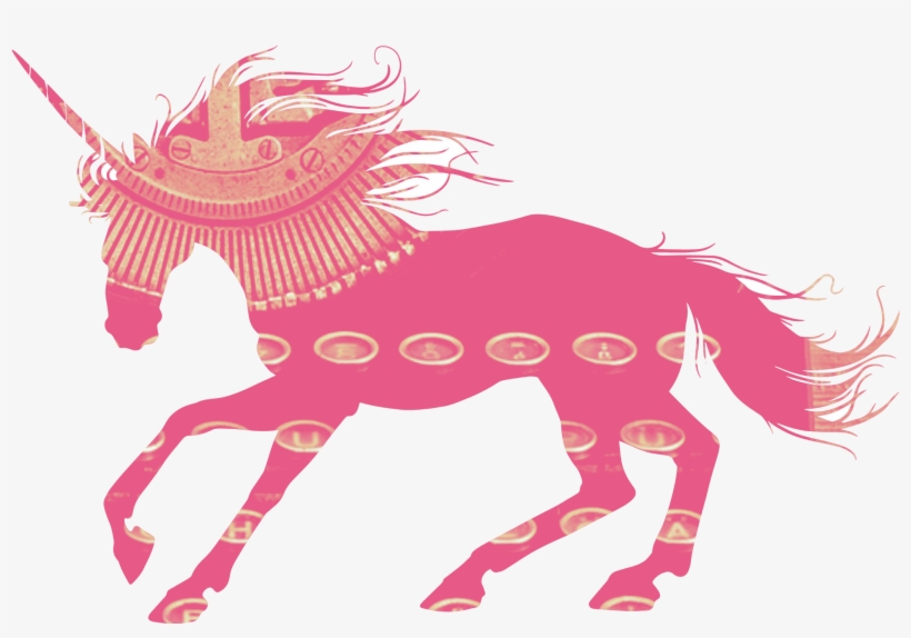 75 - Pink Images Of Unicorns, transparent png download